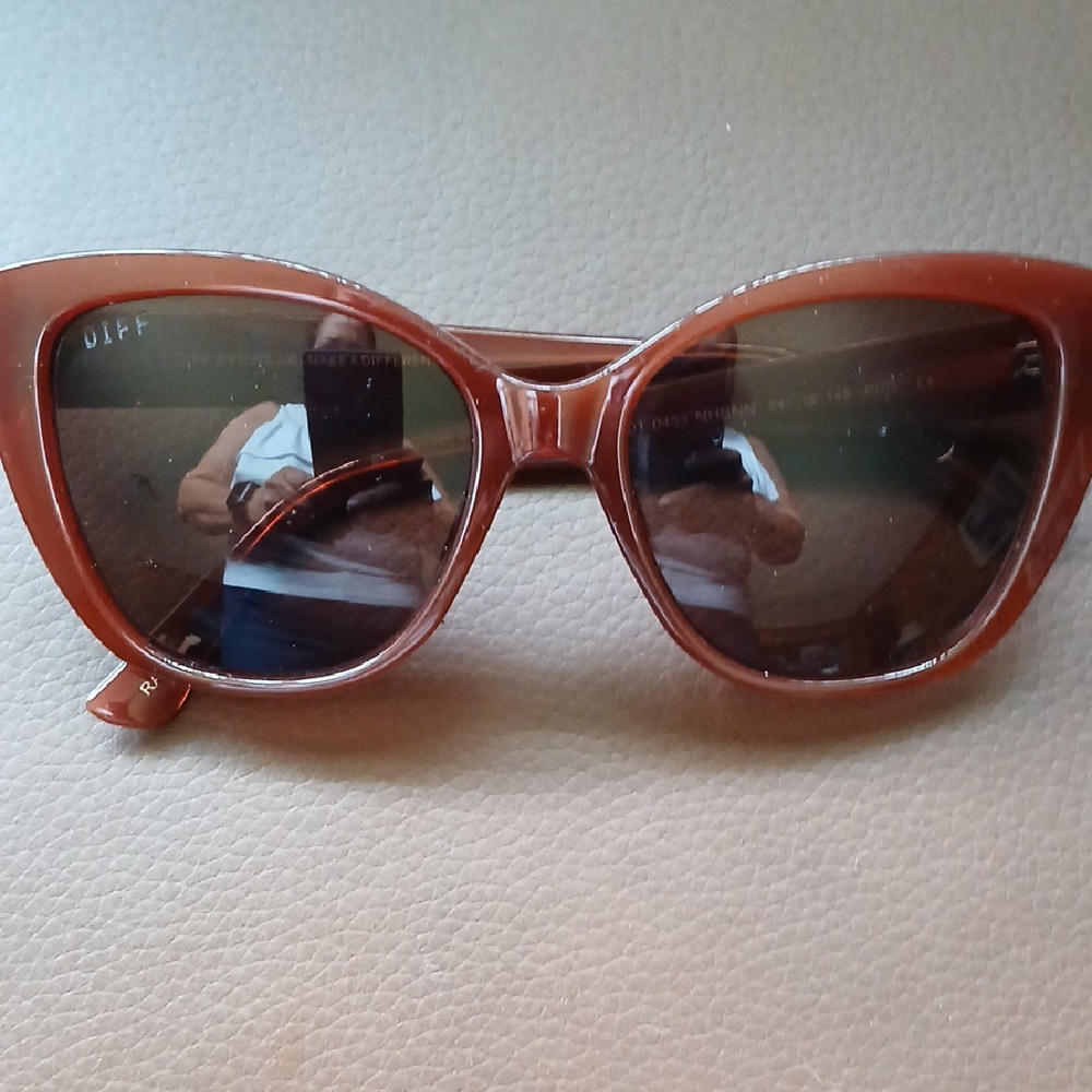 Diff Eyewear Brown Cat-Eye Sunglasses - image 5
